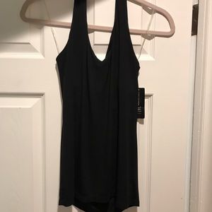 Black halter type tank